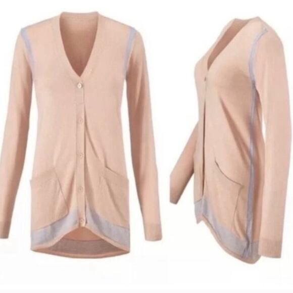 Cabi Lucy Style 5288 Blush Pink Cardigan Size Large - Picture 2 of 8